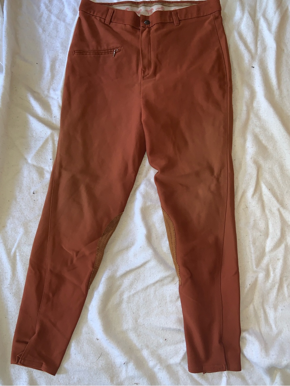 Rust-Colored Riding Breeches Devonaire vintage made in USA 34R hunting
